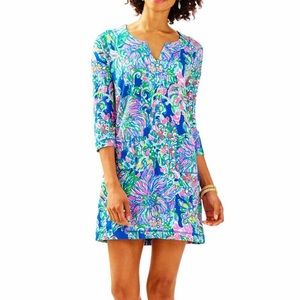 Lilly Pulitzer Joyce Dress Indigo Exotic Escapa